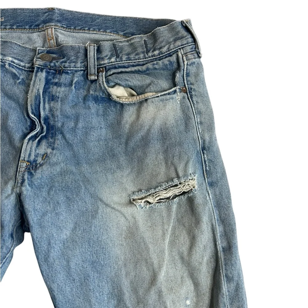Ralph Lauren‎ Denim & Supply Distressed Slim Jeans Men’s 36x29 Blue